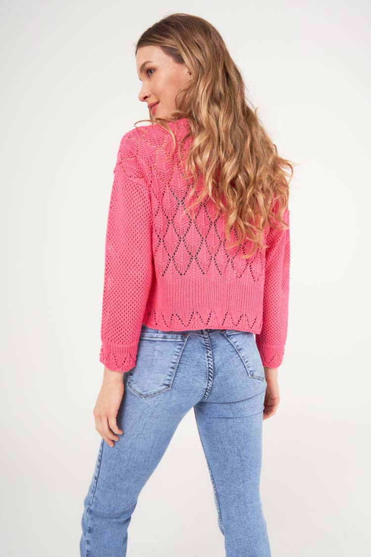 cardigan tejido