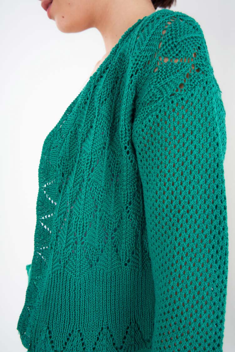 cardigan tejido