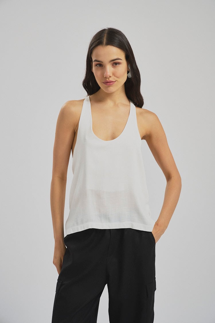 musculosa holgada