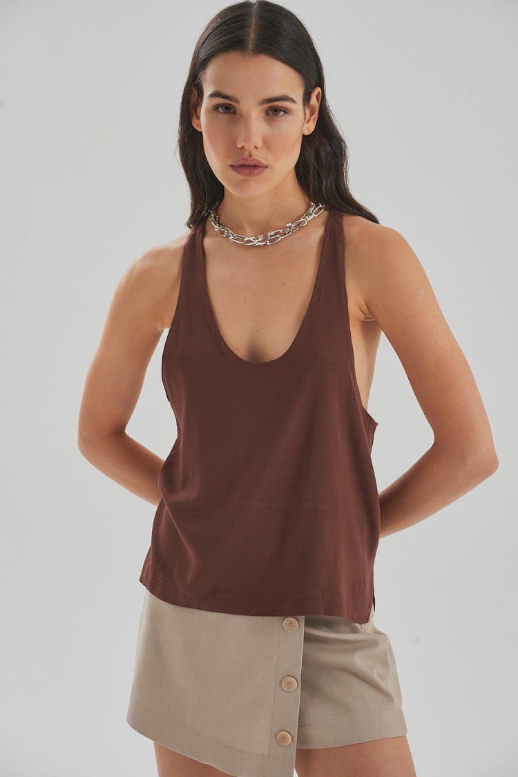 musculosa holgada