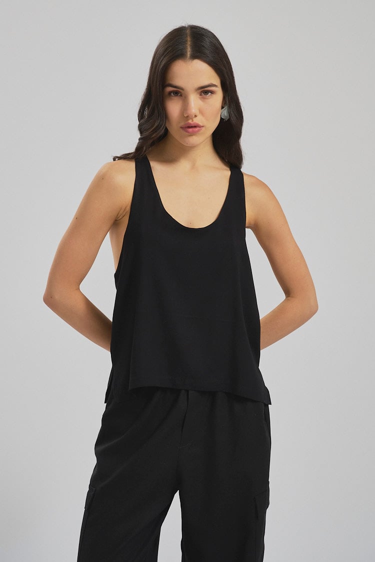 musculosa holgada