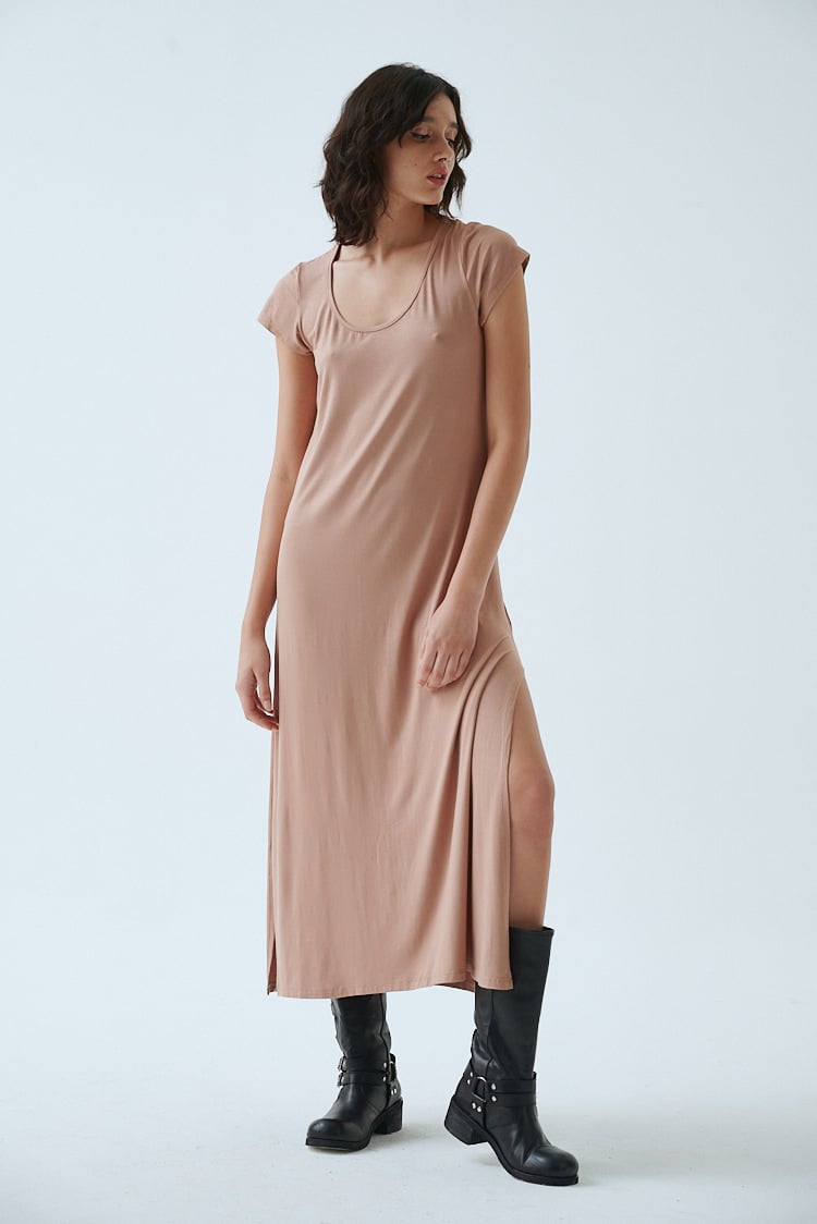 vestido largo modal