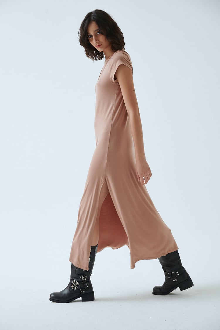 vestido largo modal