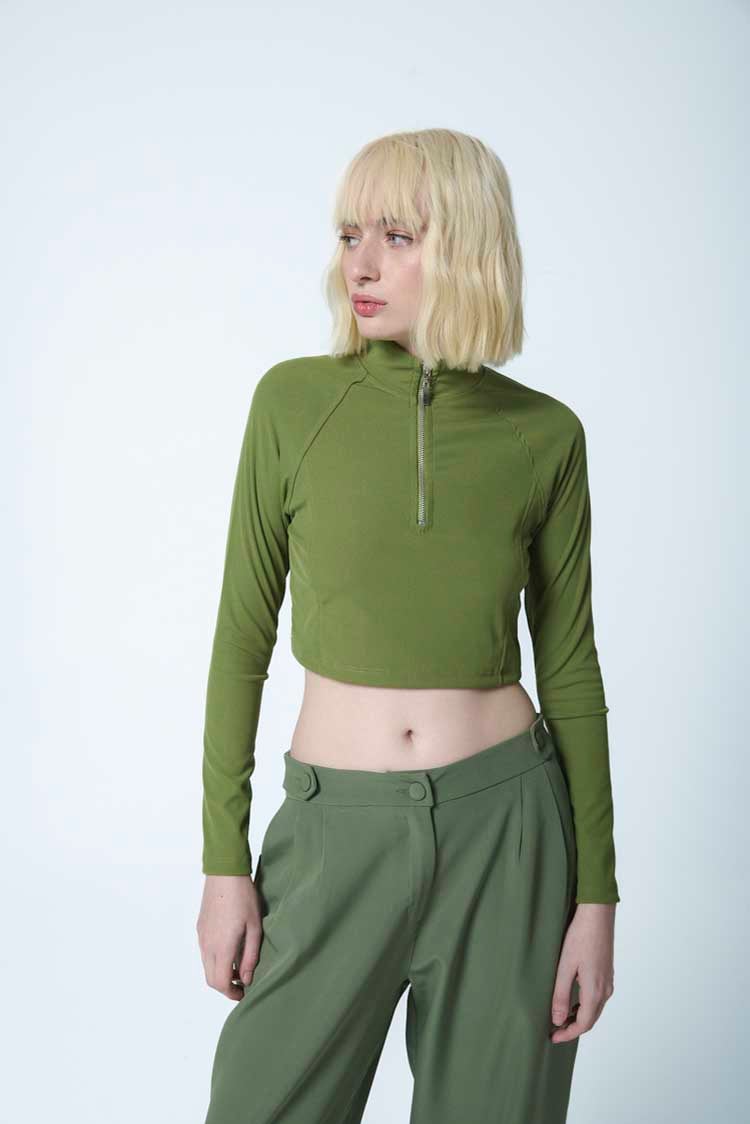 top lycra cierre
