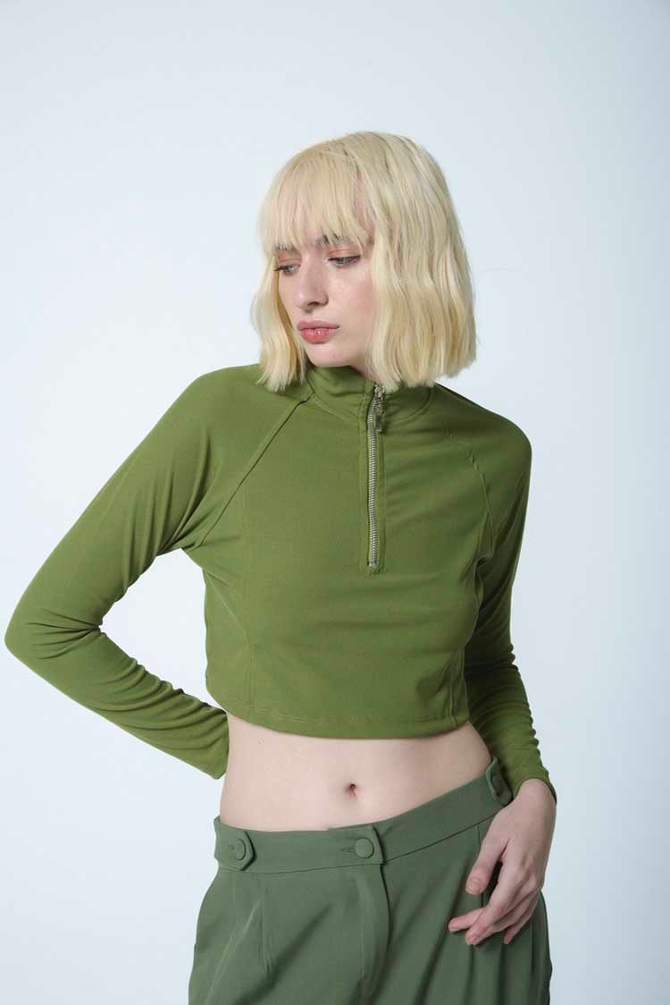 top lycra cierre