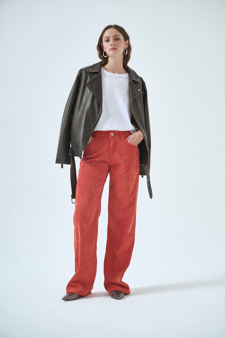 wide leg corderoy
