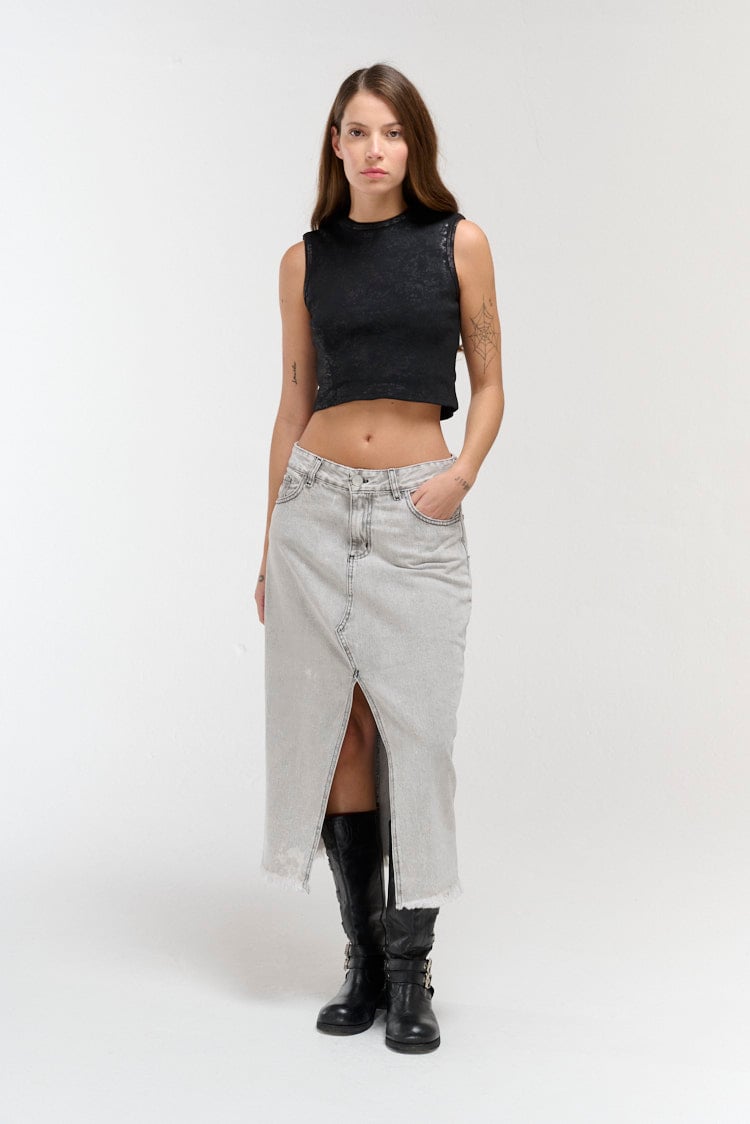 musculosa metalizada
