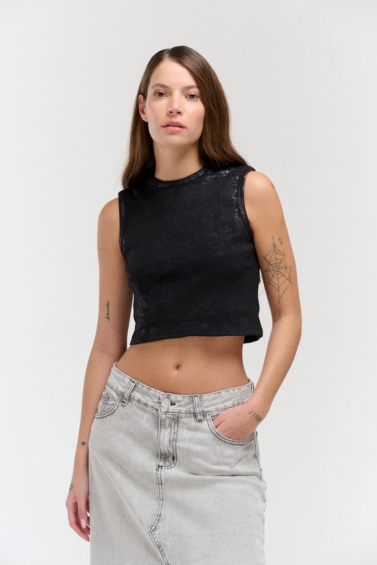 musculosa metalizada