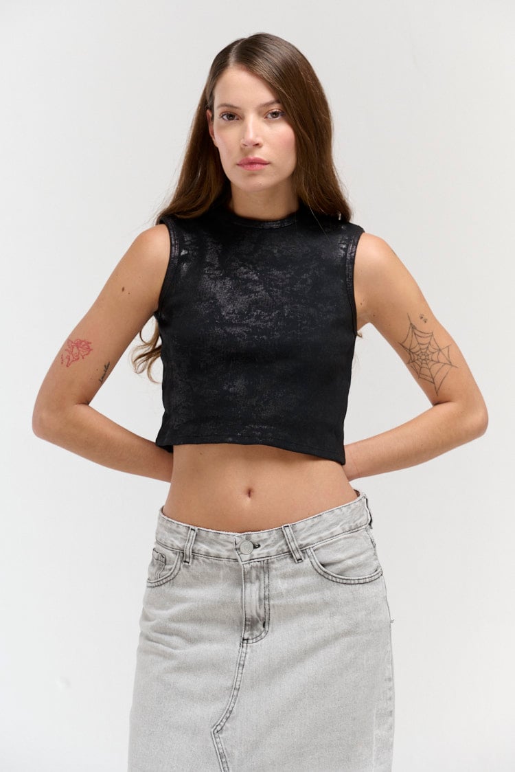 musculosa metalizada
