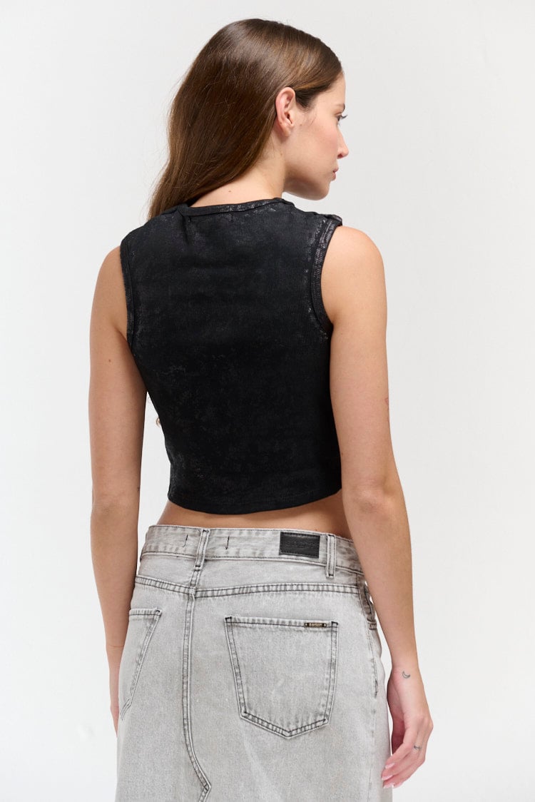 musculosa metalizada