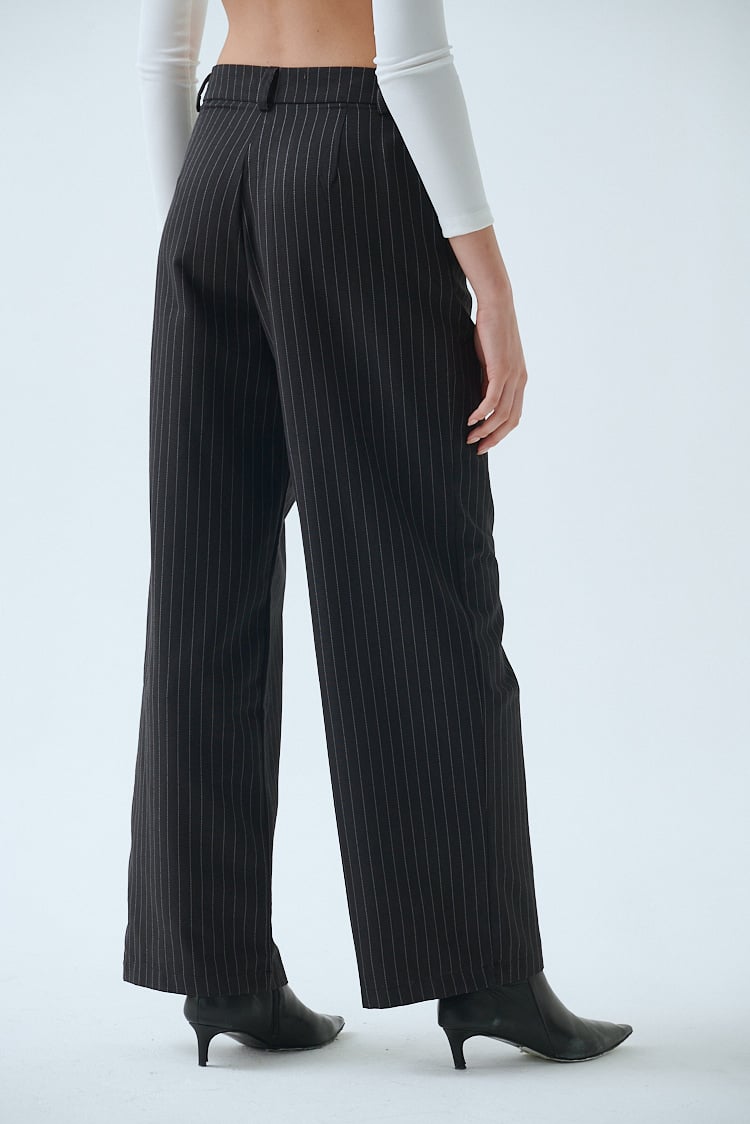 pantalon rayado sastrero