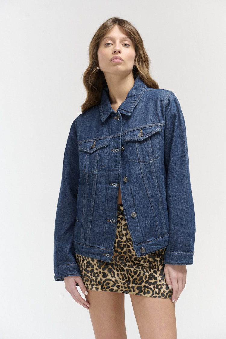 campera de jean clasica