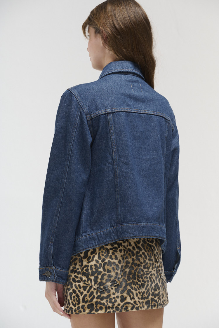 campera de jean clasica