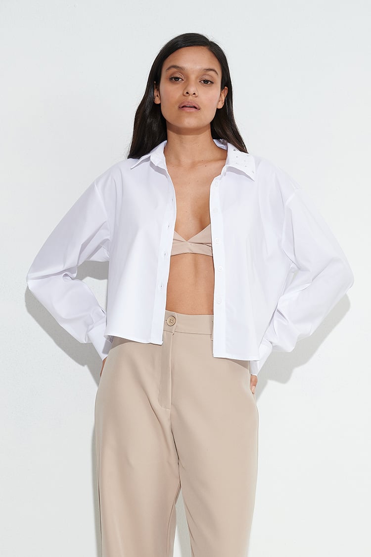 camisa corta algodon 