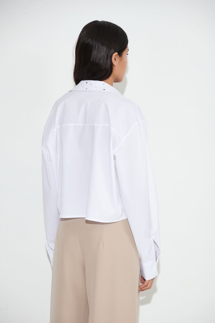 camisa corta algodon 