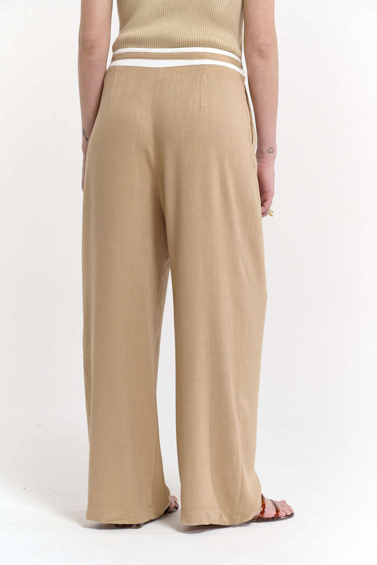 pantalin lino holgado