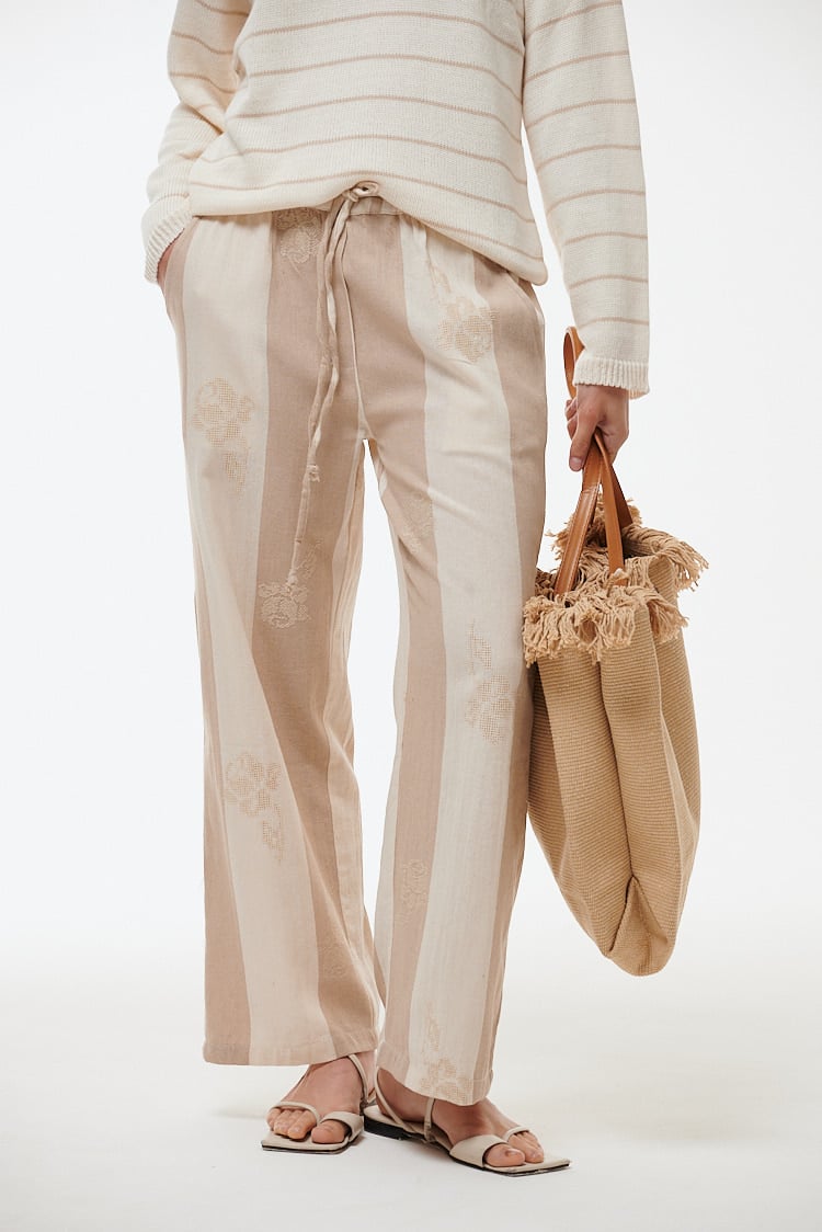 pantalon bicolor