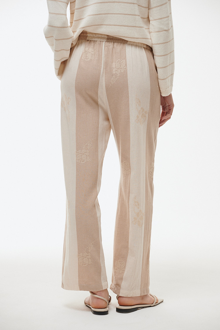 pantalon bicolor