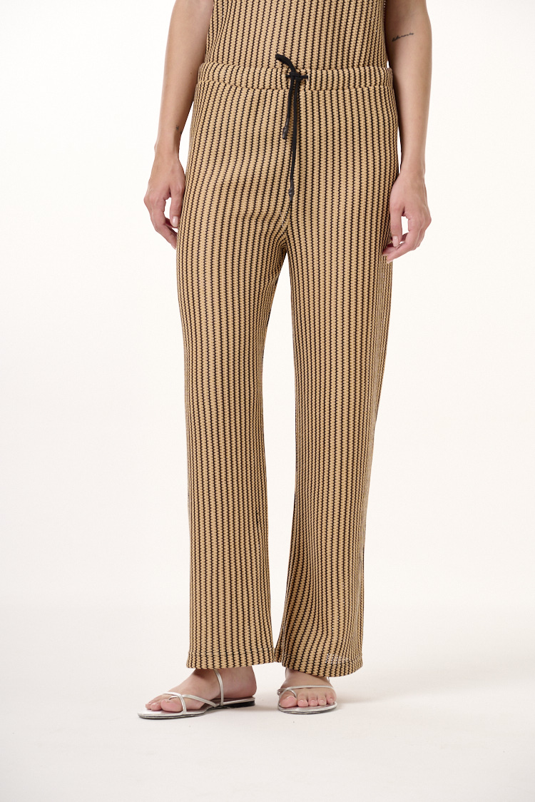 pantalon rayado algodon