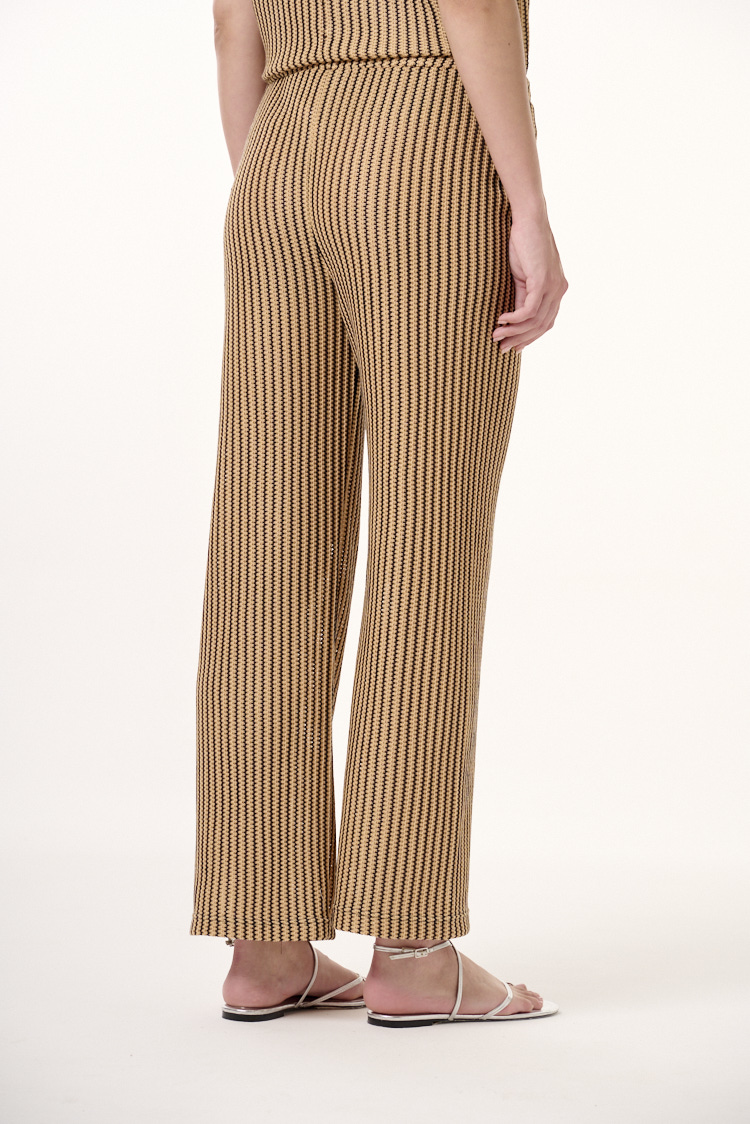 pantalon rayado algodon