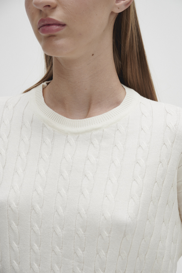 sweater trenzado 