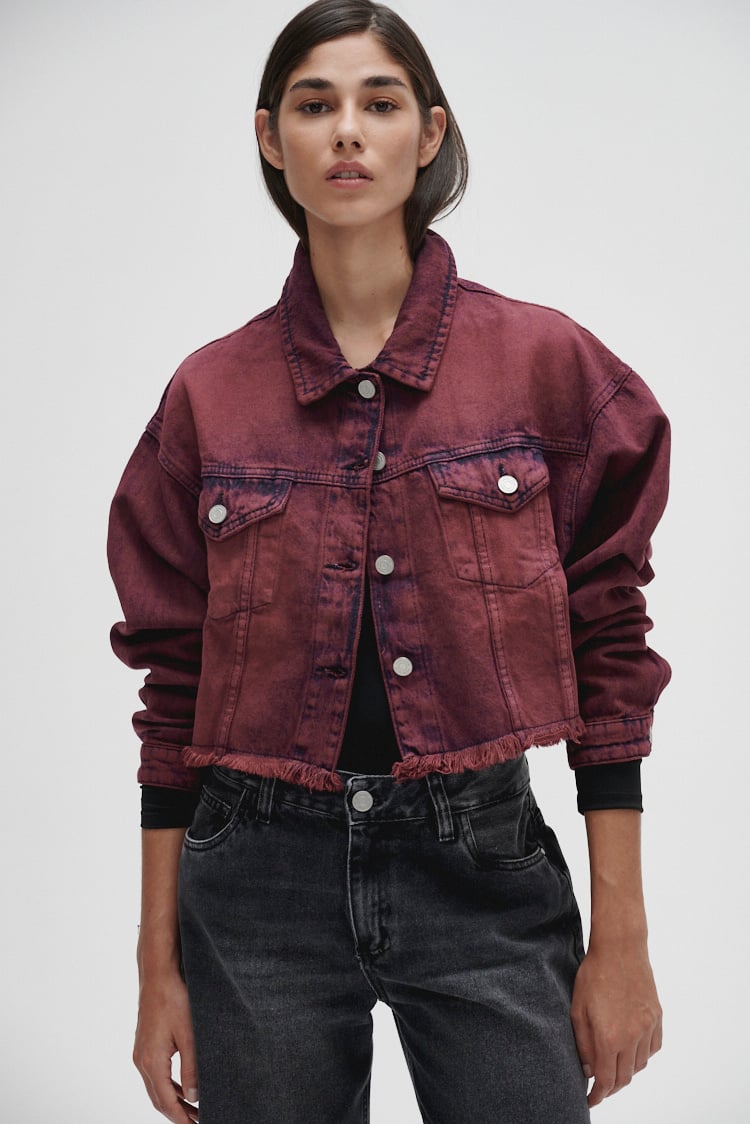 campera de jean corta