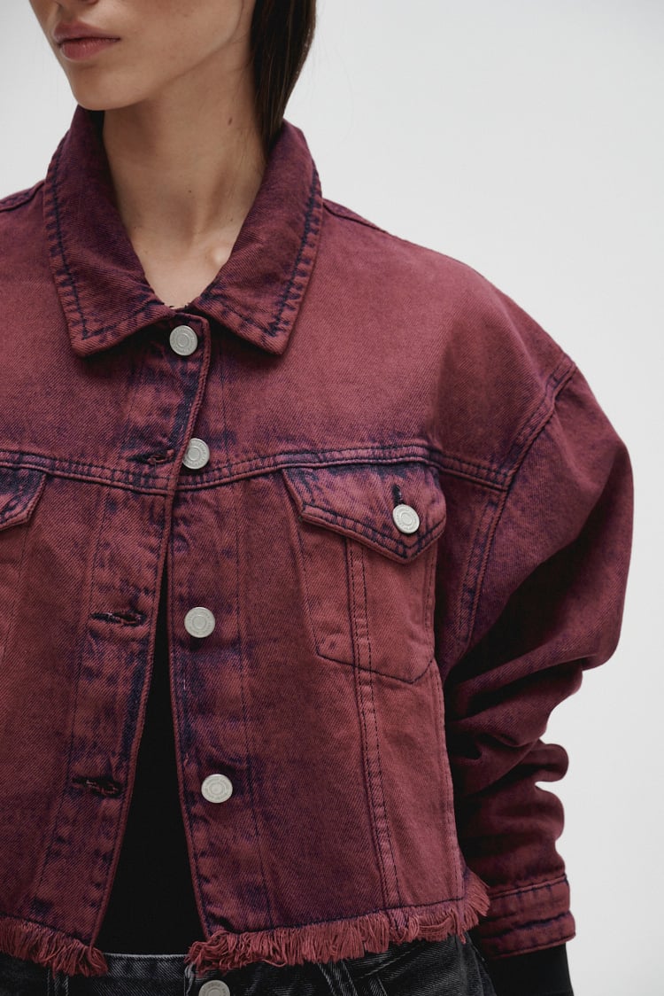 campera de jean corta