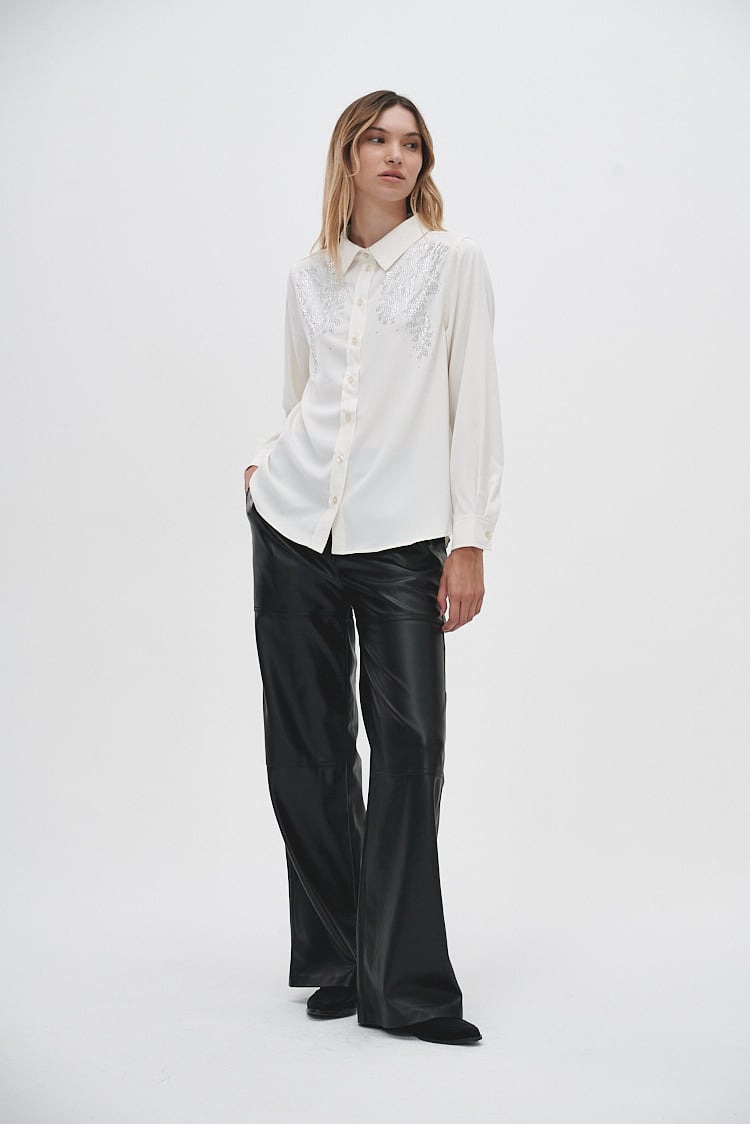 camisa con brillos