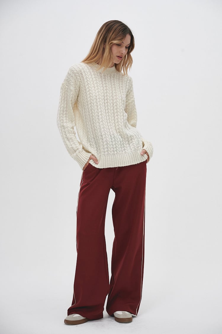 sweater hilo cuello redondo