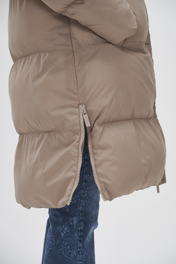 Campera puffer larga