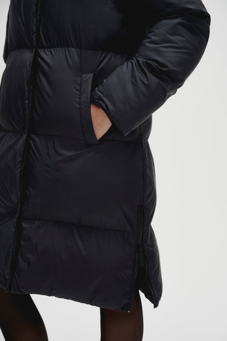 Campera puffer larga
