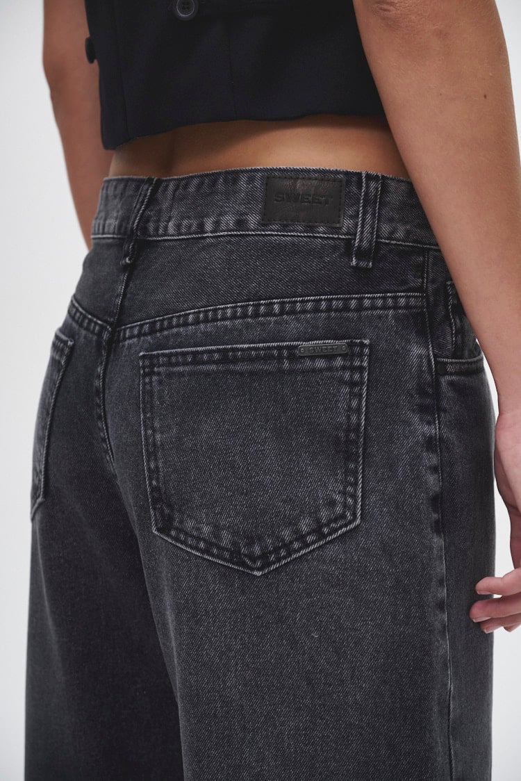 jean wide leg negro 