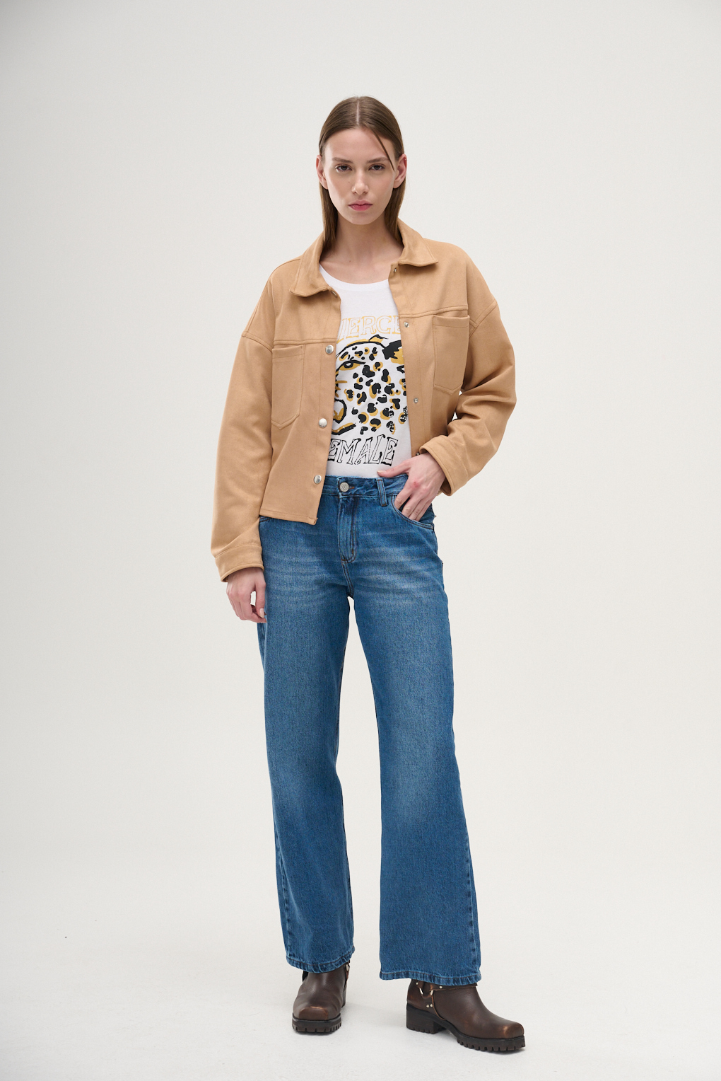 camisaco amplio corto