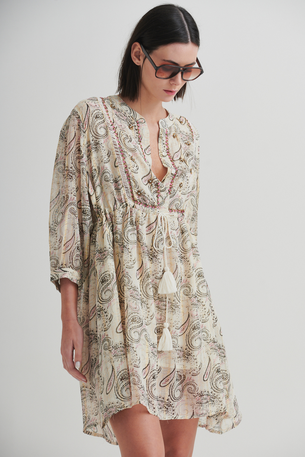 vestido corto boho