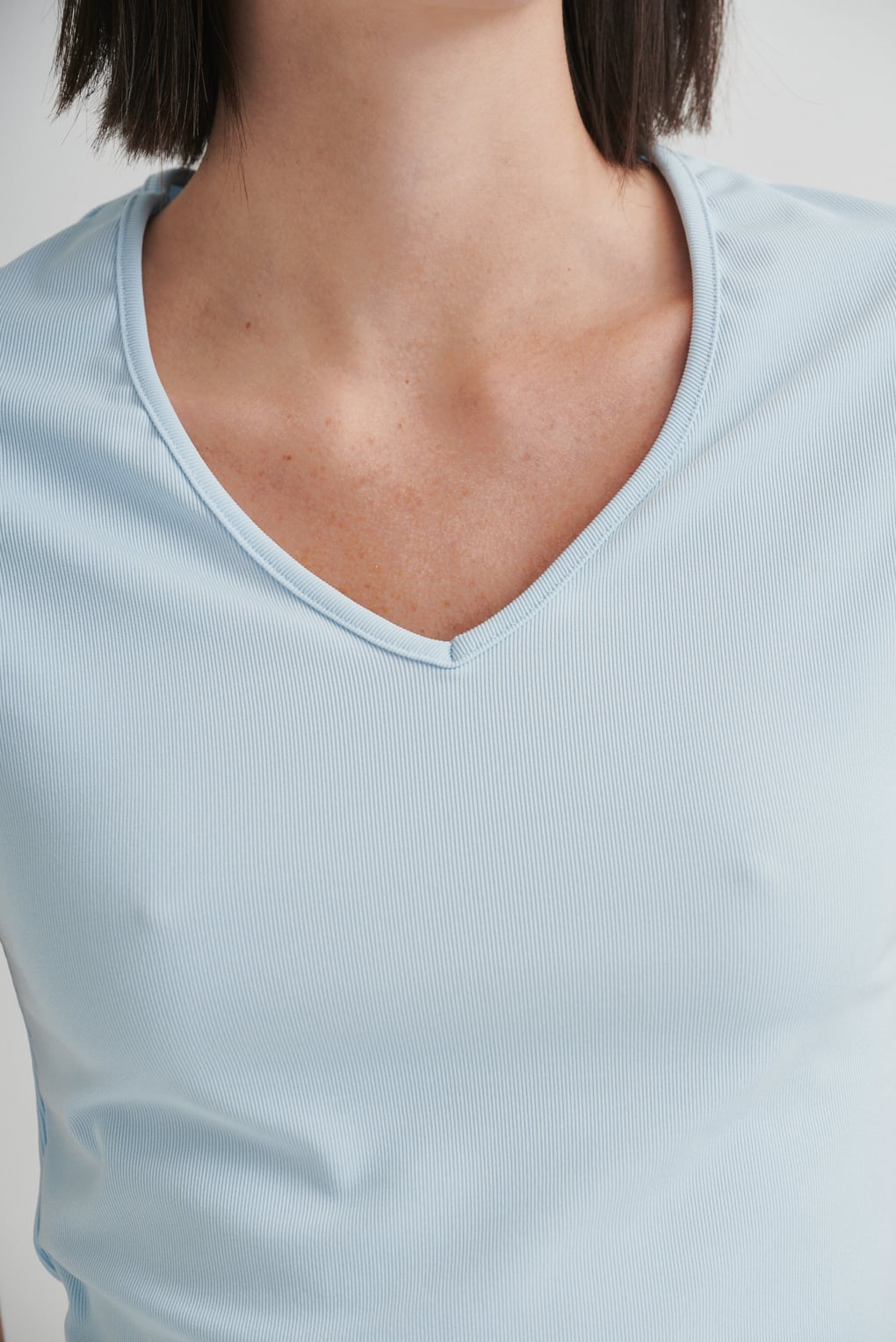 remera corta ribb