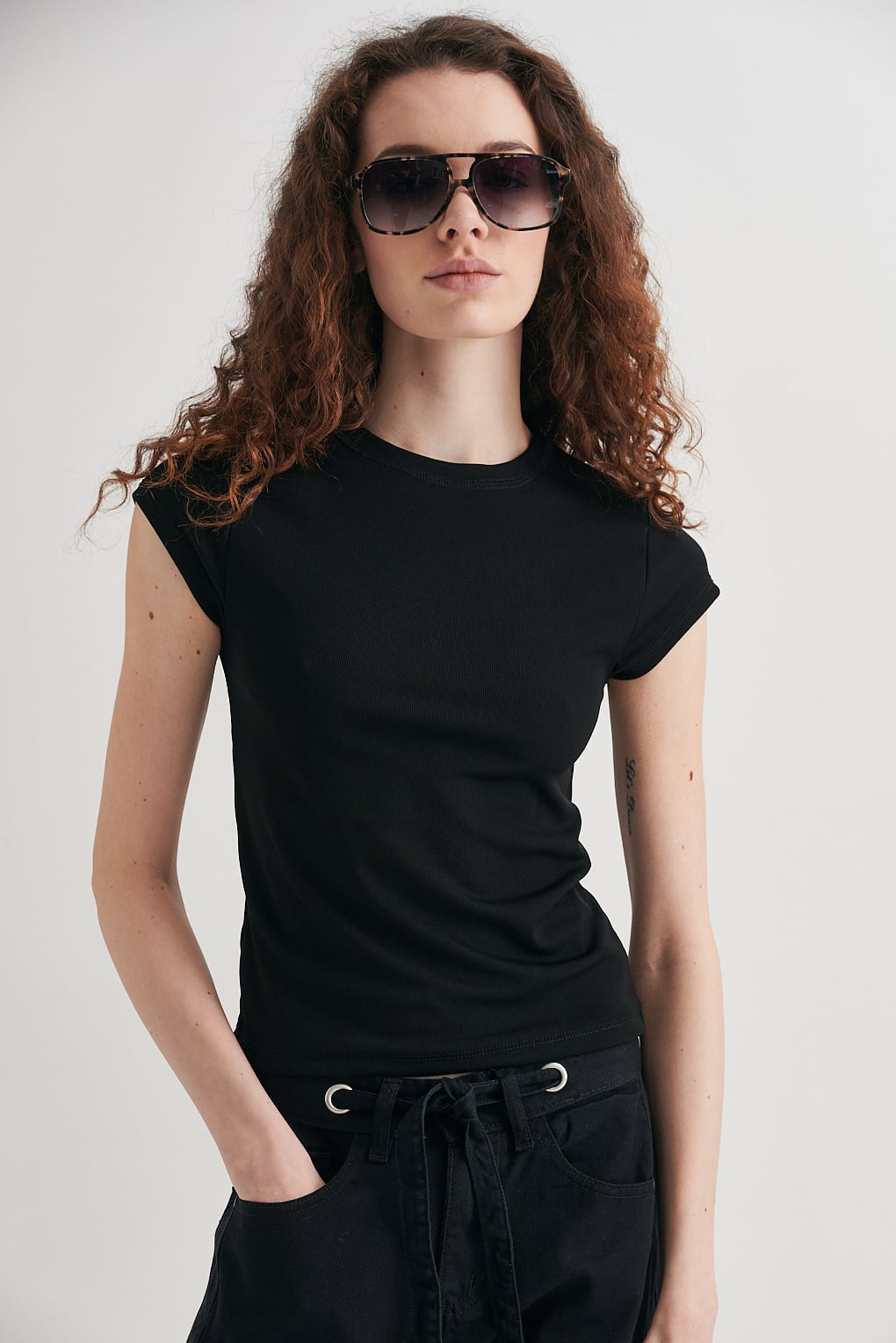 Remera basica manga corta