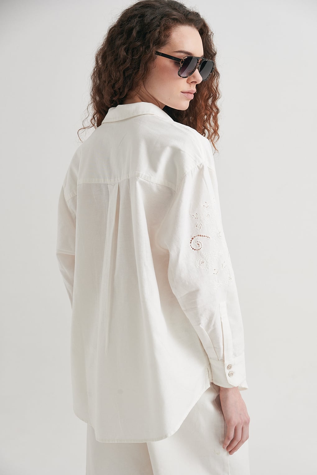 camisa manga calada