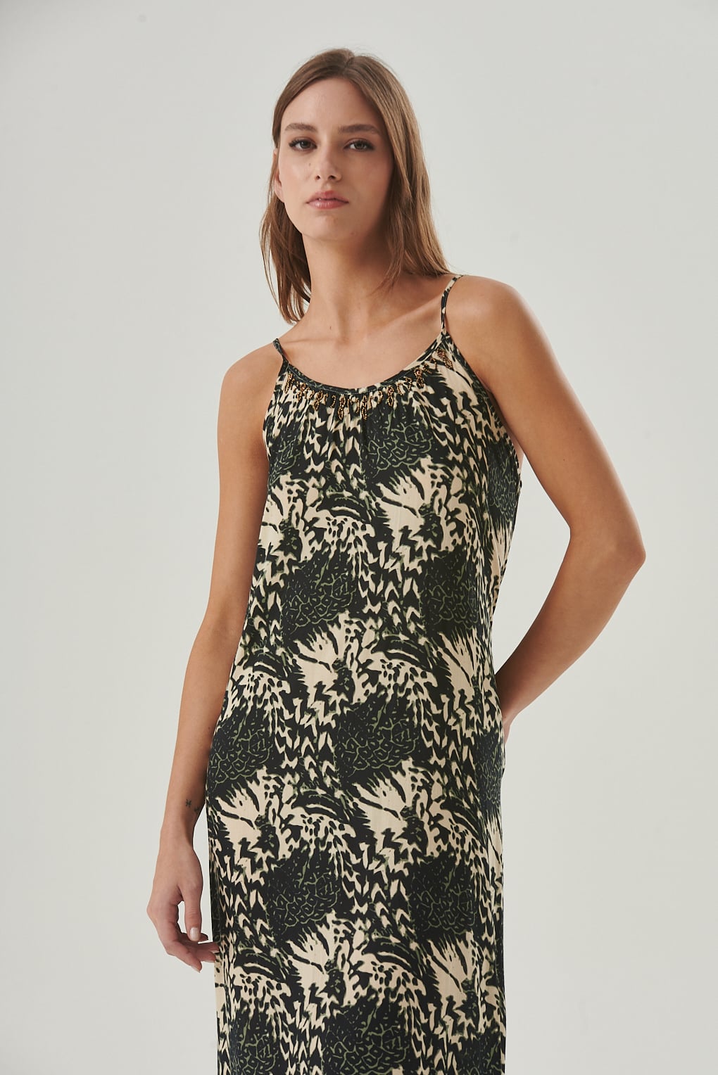 vestido viscosa