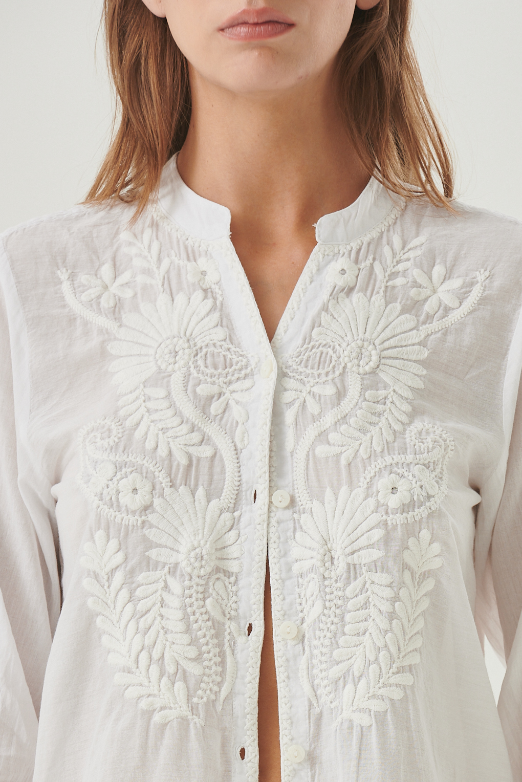 camisa briderie