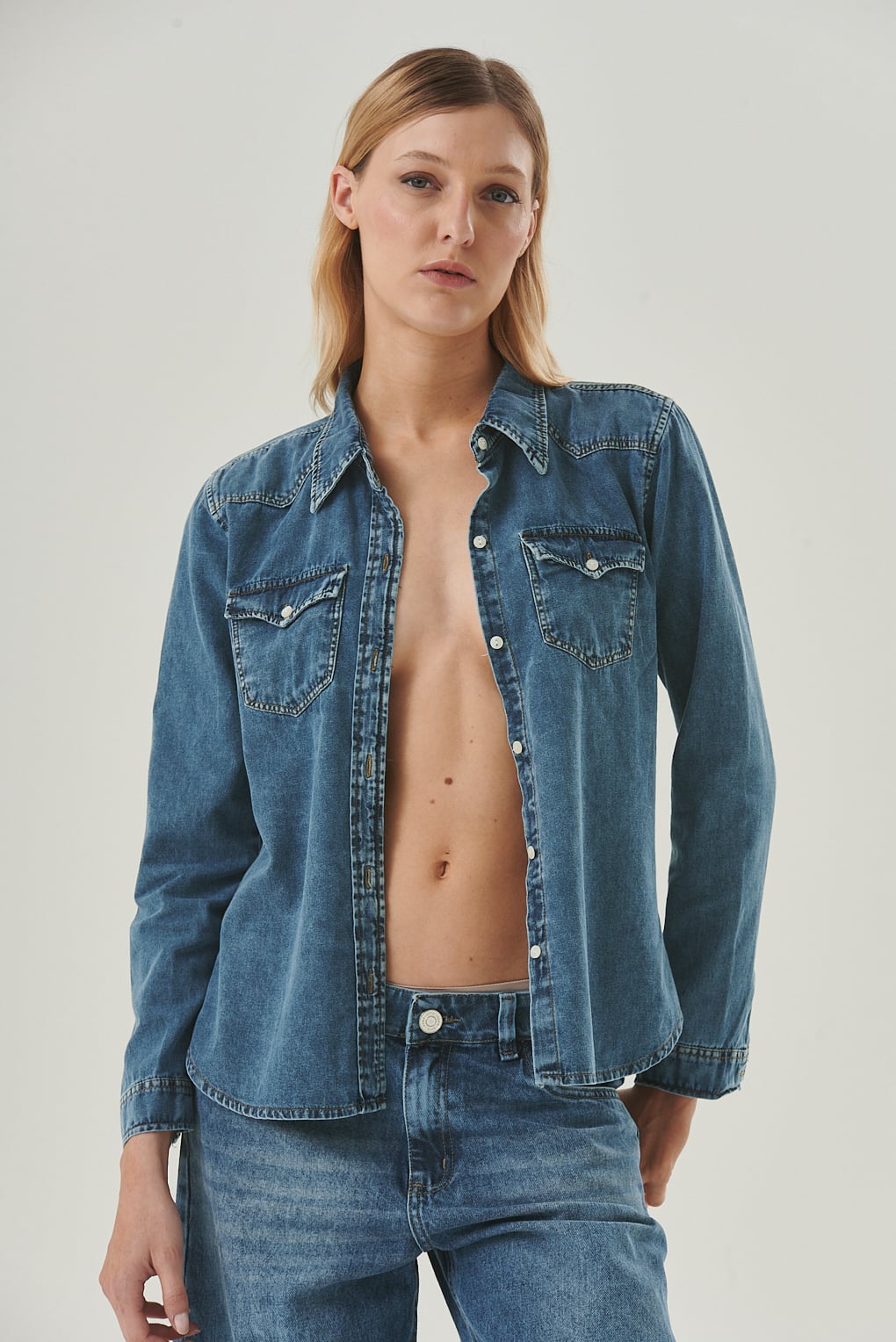 camisa de jean 