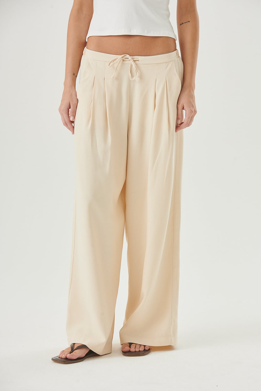 pantalón crepe