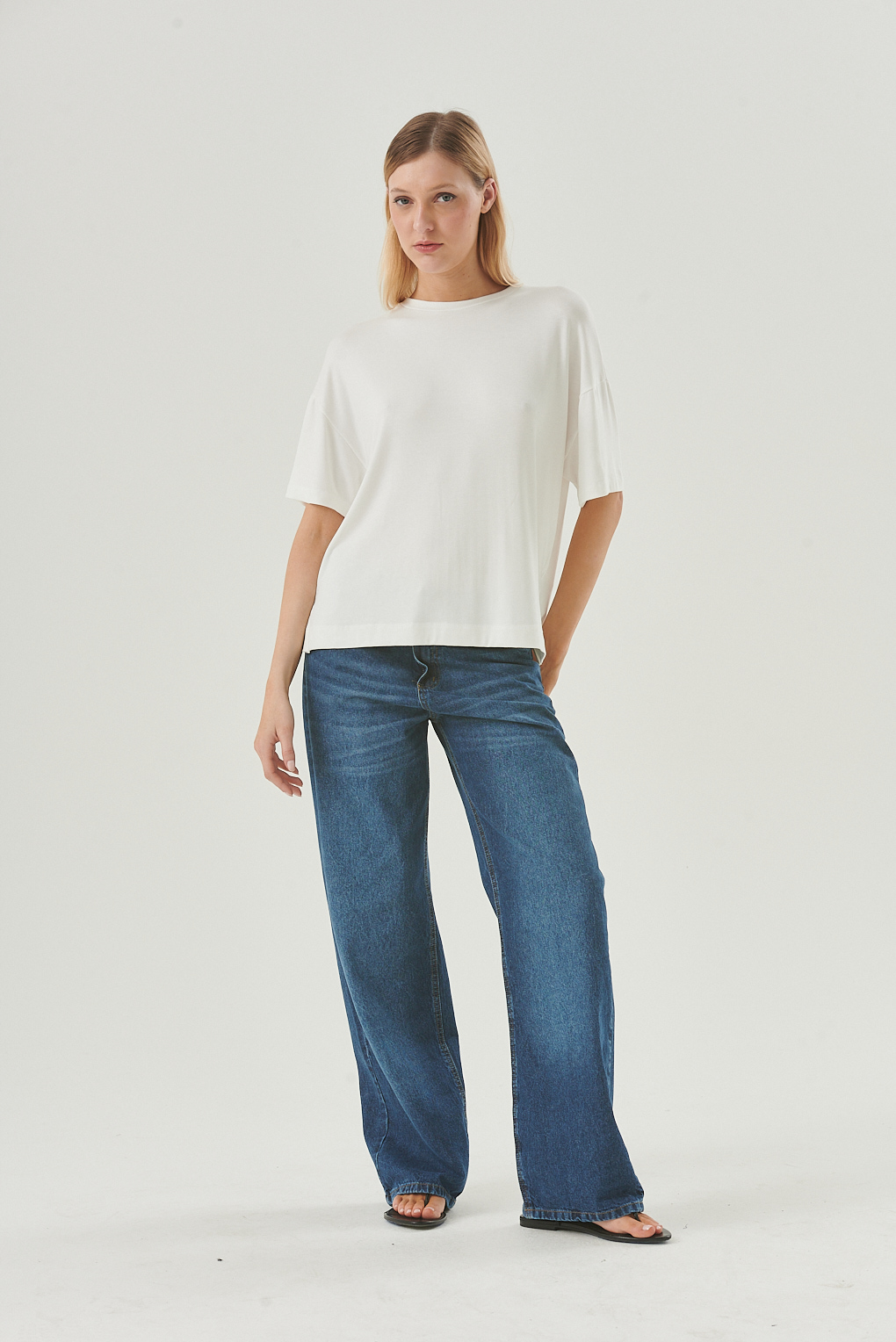 remera amplia lisa
