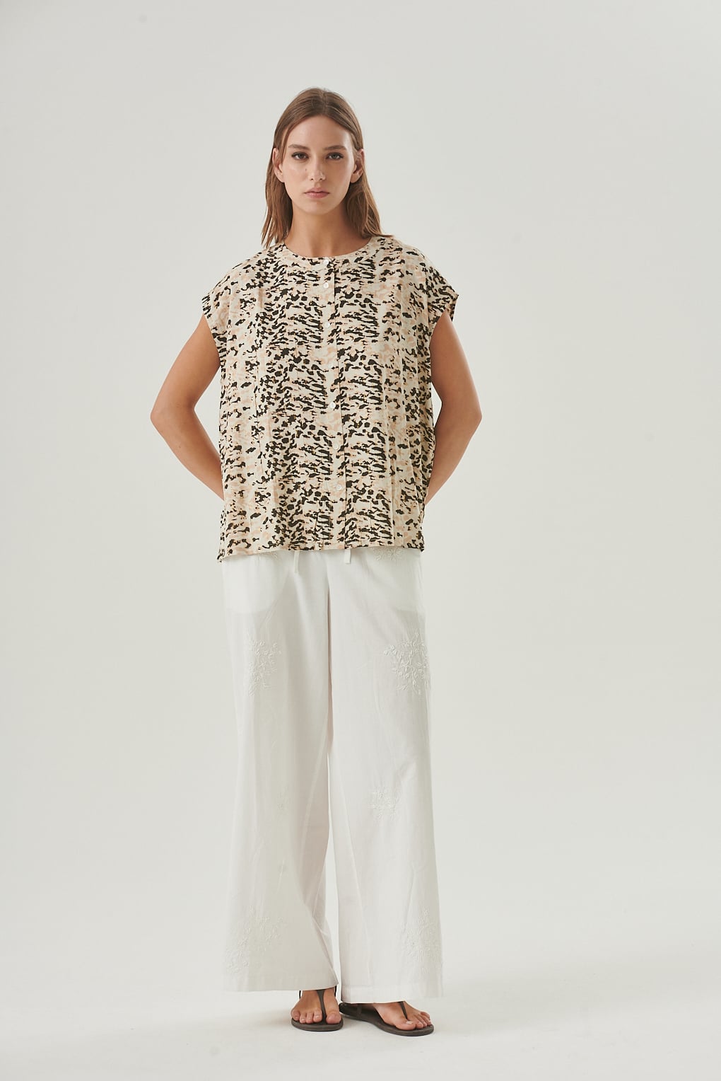 camisa animal print