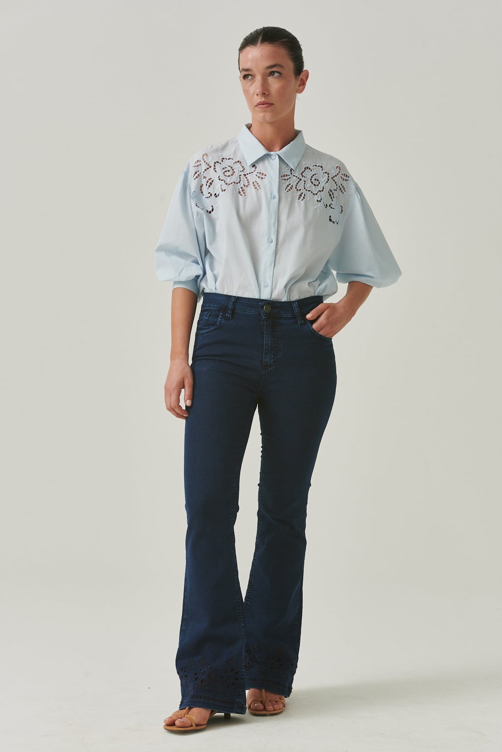 jean oxford azul oscuro