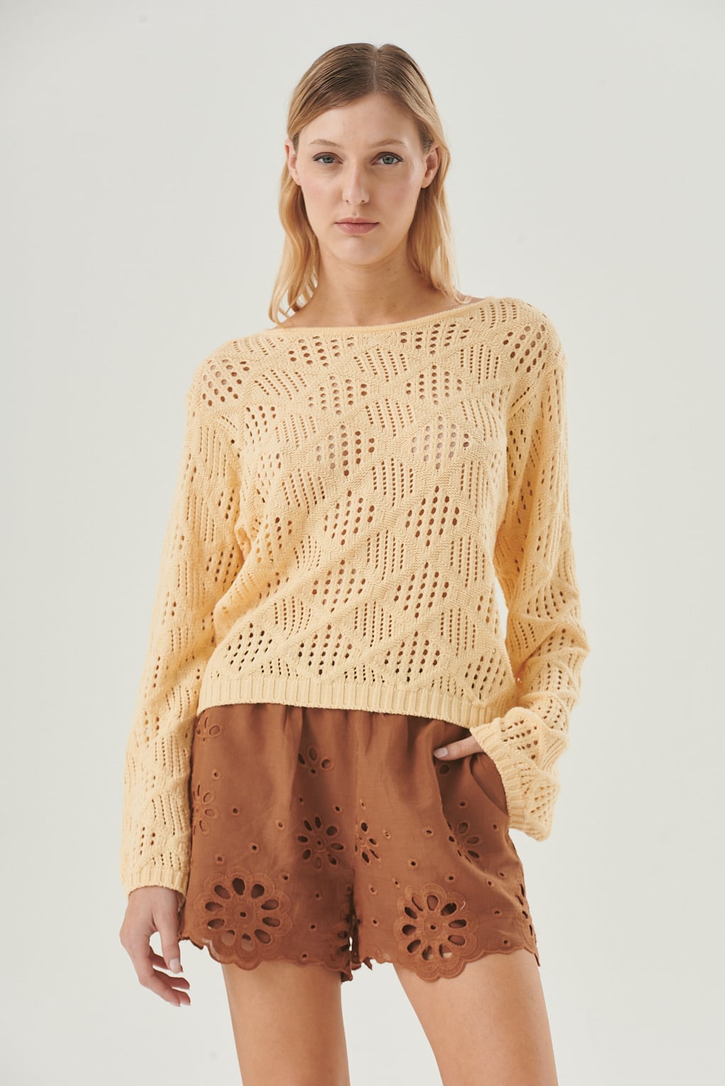 sweater calado