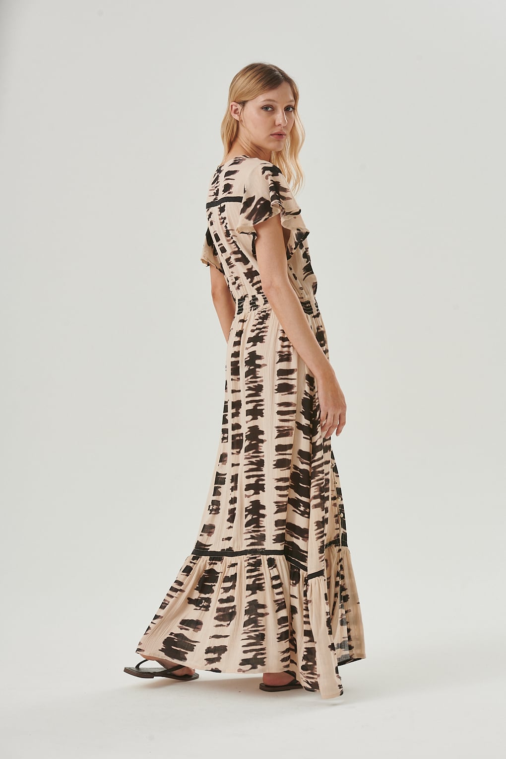 vestido largo batik