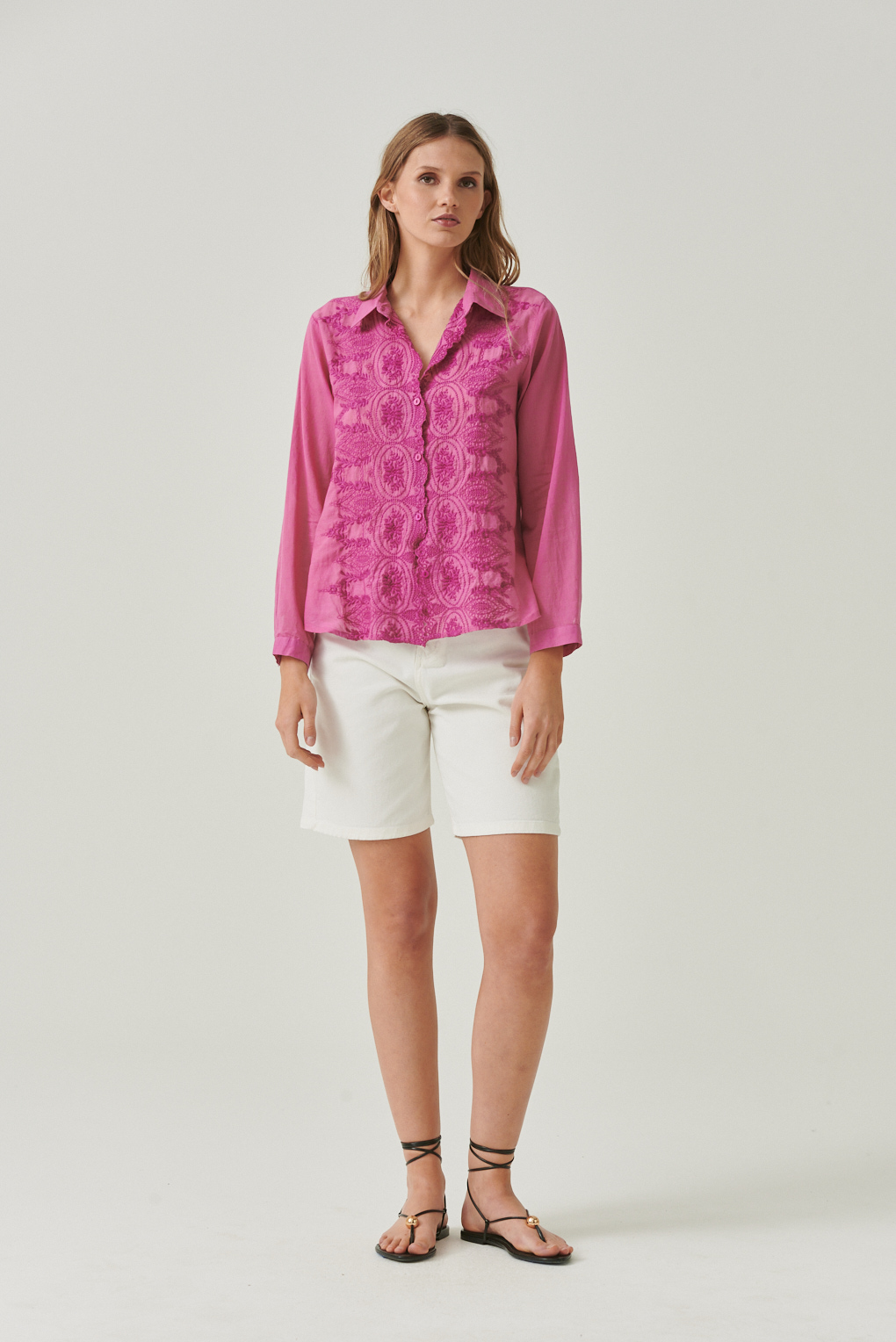 Camisa broderie