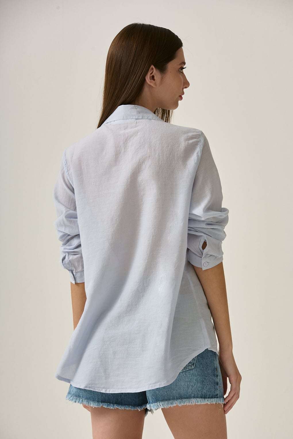camisa Letizia algodón bordada