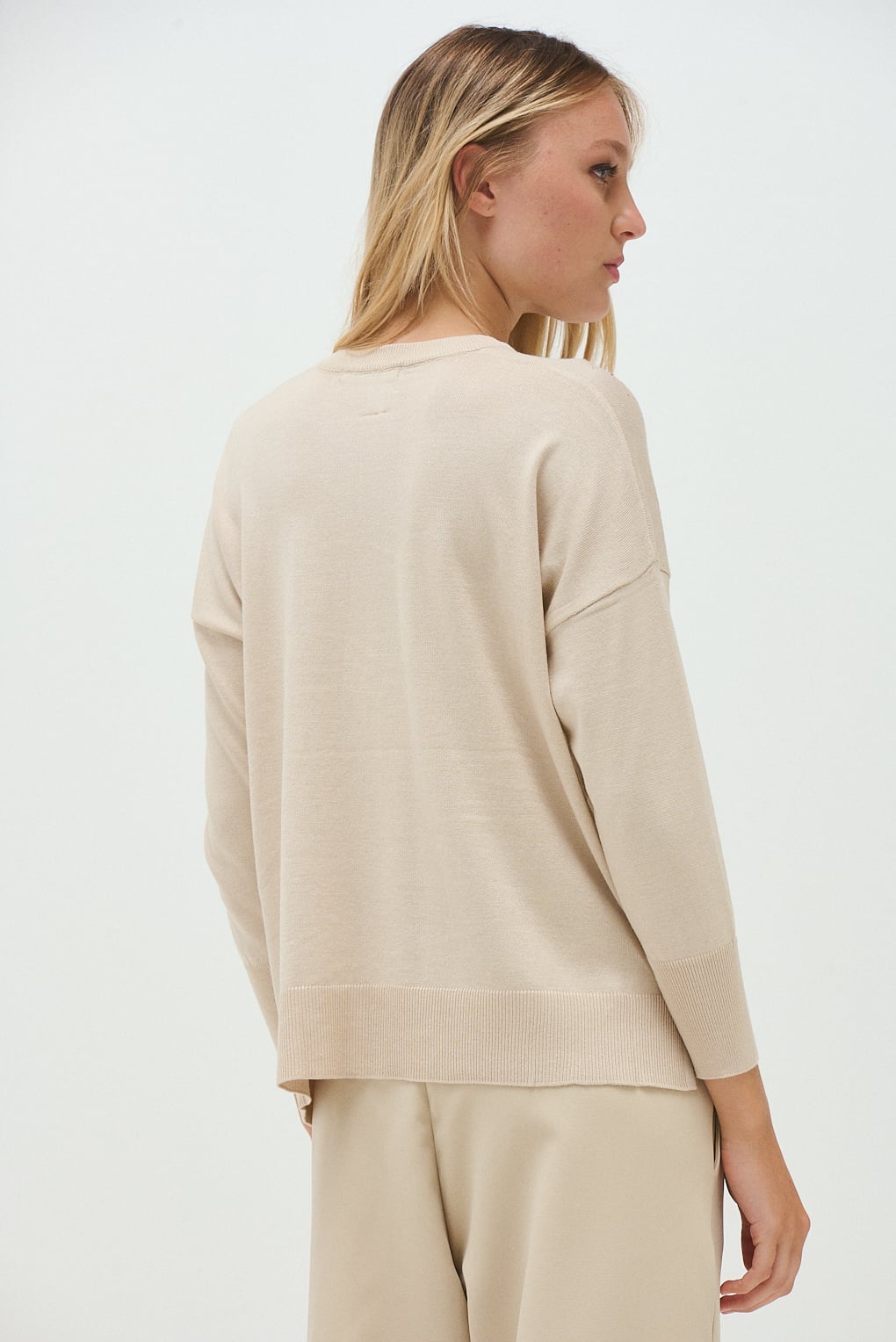 sweater tejido brillos