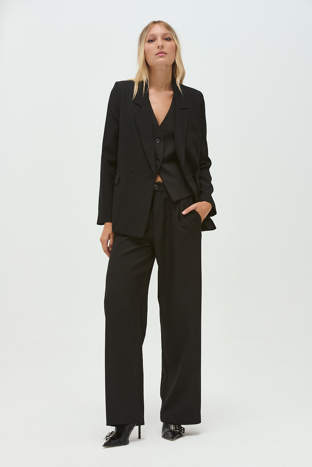 blazer sastrero mujer